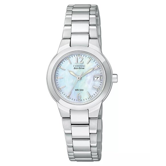 Citizen Women's Eco-Drive Sport Stainless Steel Bracelet Watch 26mm - Picture 1 of 6